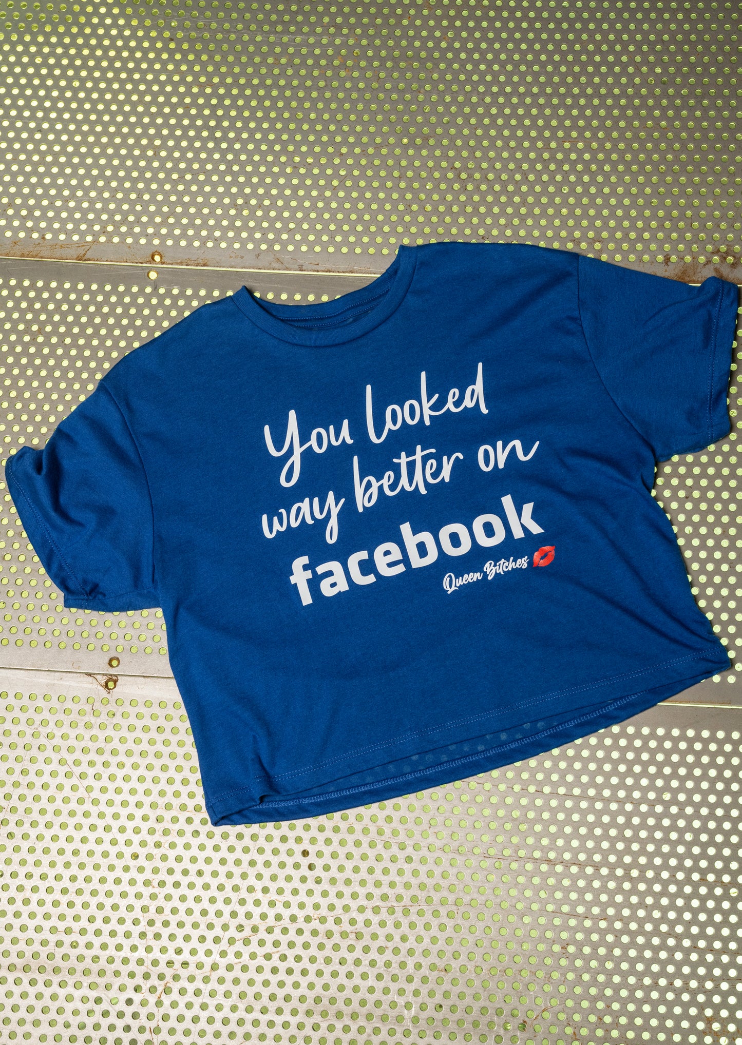 You looked Better On FB Loose Crop Top